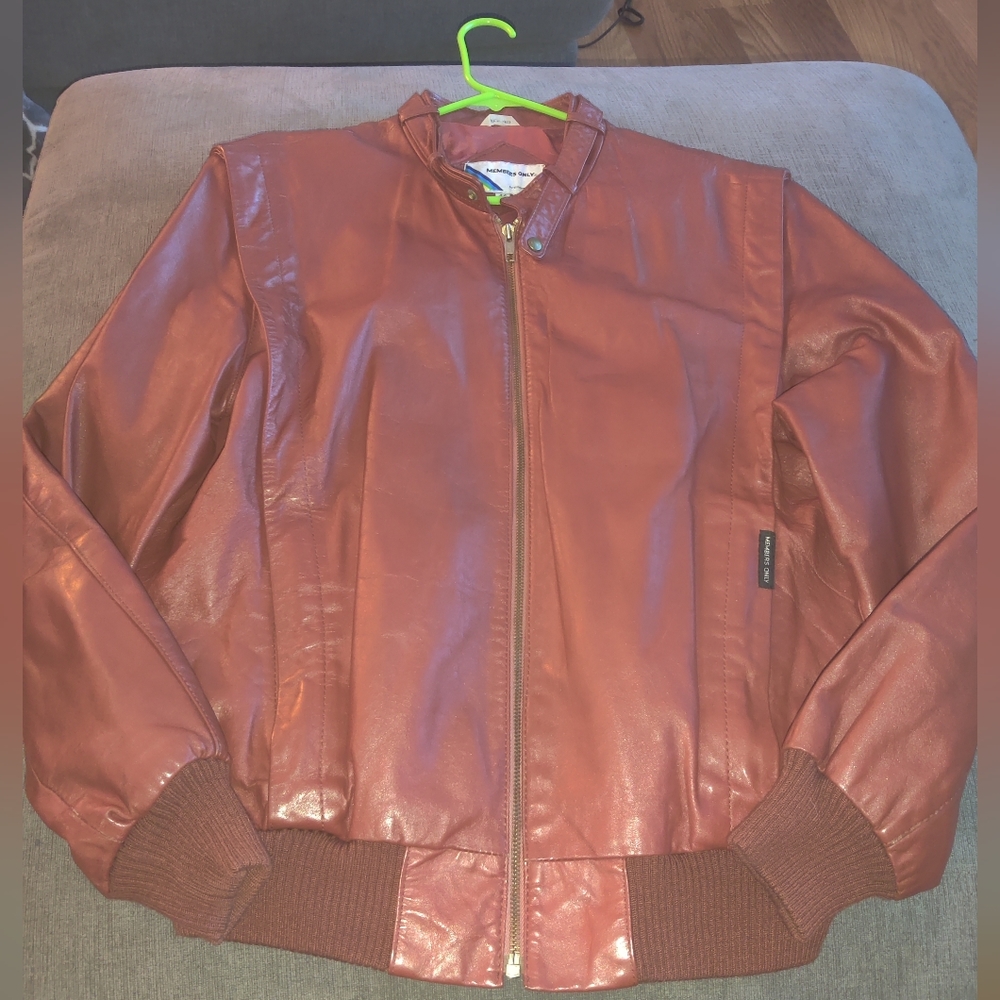 Members Only Leather Jacket - Picture 2 of 4
